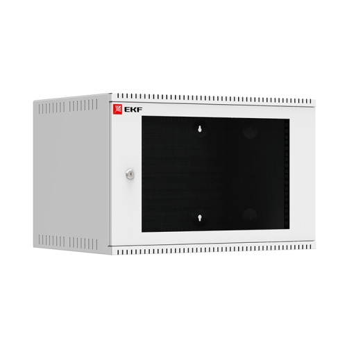 Шкаф телекоммуникационный настенный 6U (600х550) стекло, Astra серия PROxima | код  ITB6G550 | EKF